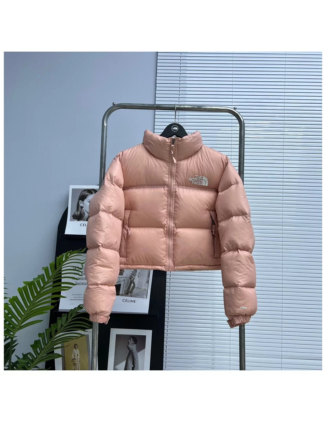 THE NORTH FACE SHORT JACKET PINK